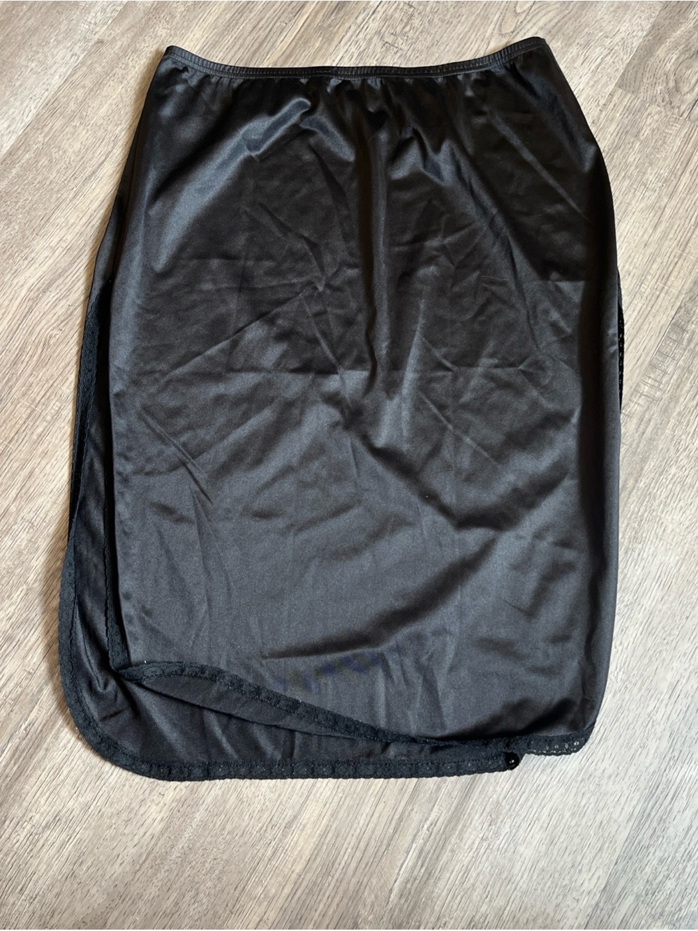 Black Half Slip Underskirt Vintage Vanity Fair M